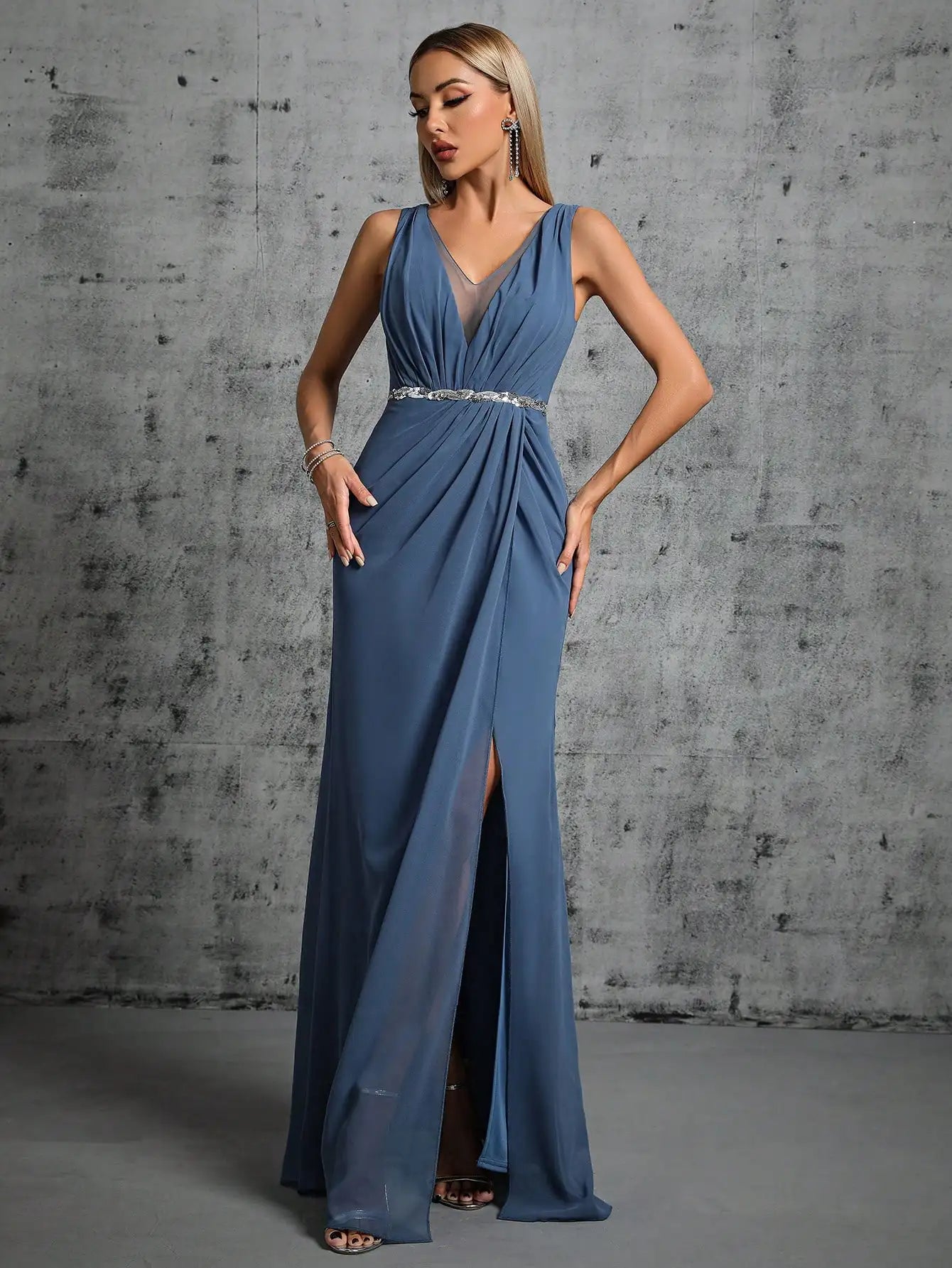 The Selene Sequin Gown