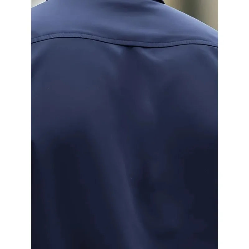 NoirFlex Classic Shirt – Men's Stretch Edition