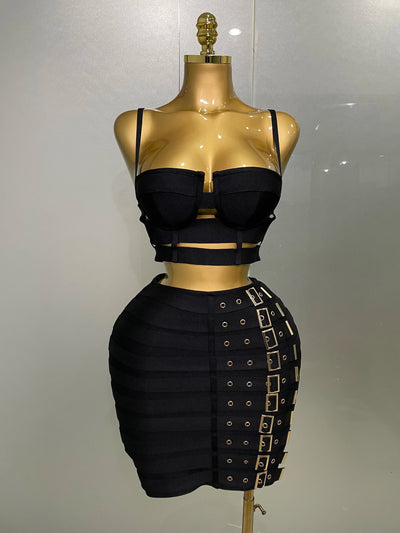Raya Bandage Set – Top & Pencil Skirt Edition