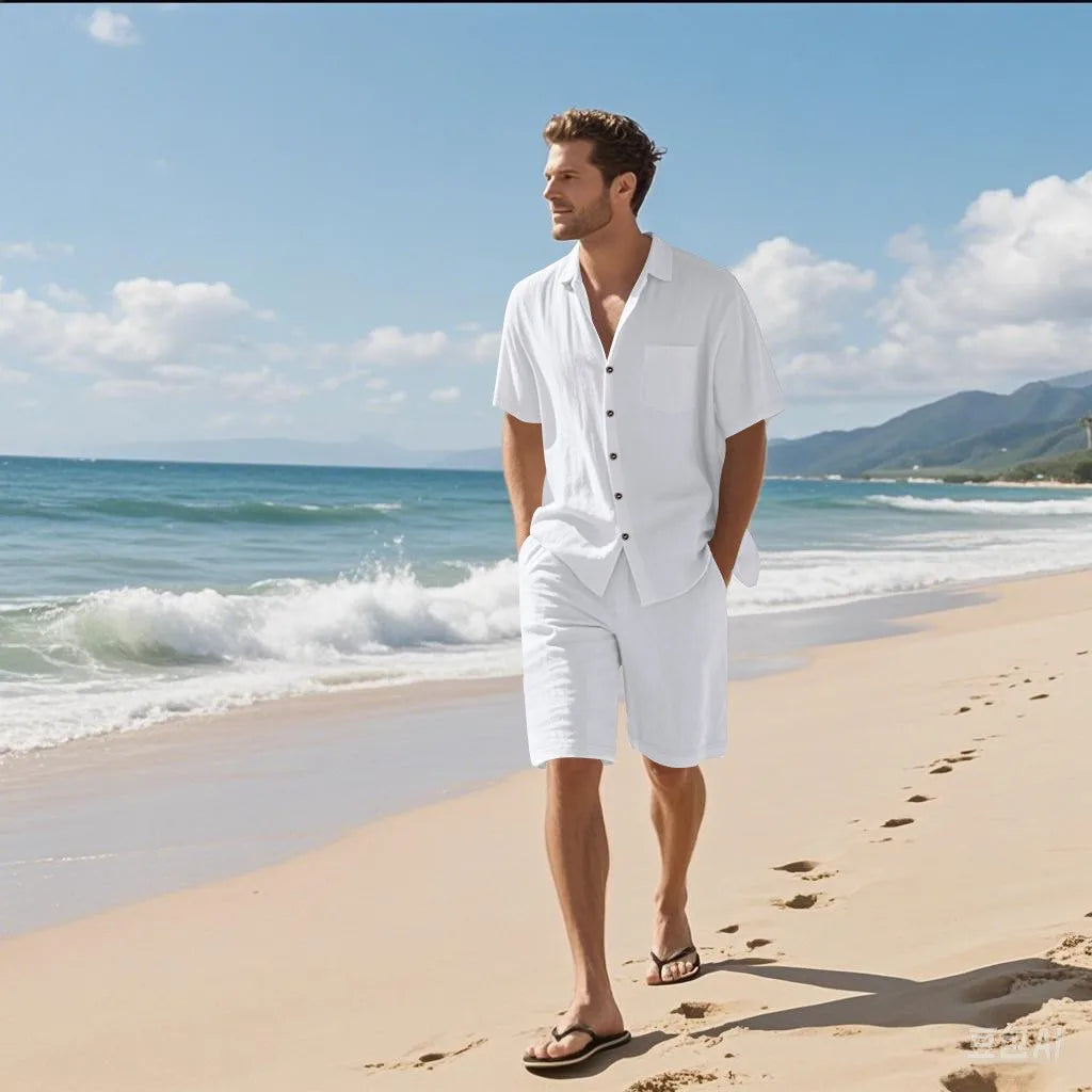 Solei Linen Set – Sun-Ready. Soul-Cooled