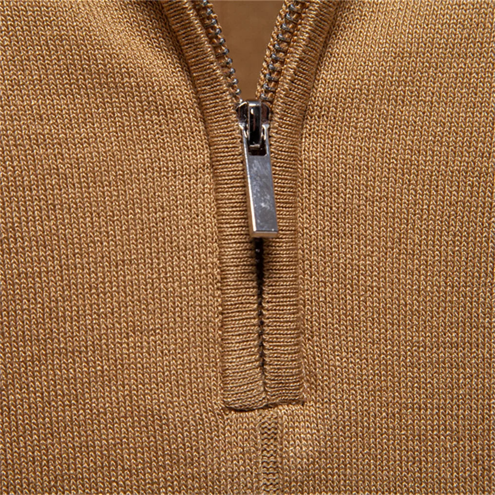 Evan Zip Polo – Precision Fit Edition