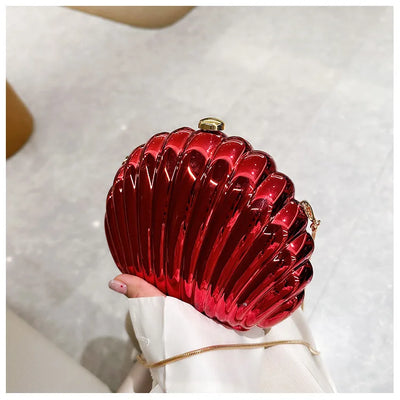 Mia Acrylic Evening Clutch Bag With Strap