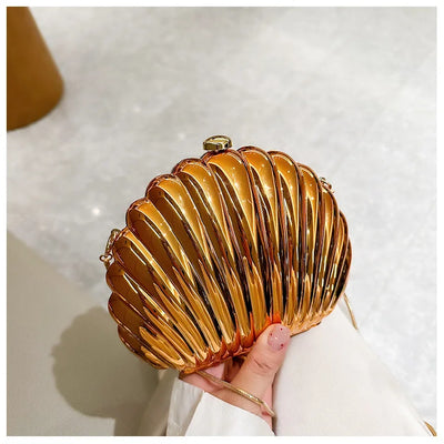 Mia Acrylic Evening Clutch Bag With Strap