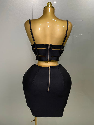 Raya Bandage Set – Top & Pencil Skirt Edition