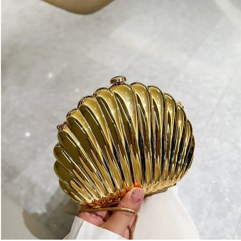 Mia Acrylic Evening Clutch Bag With Strap