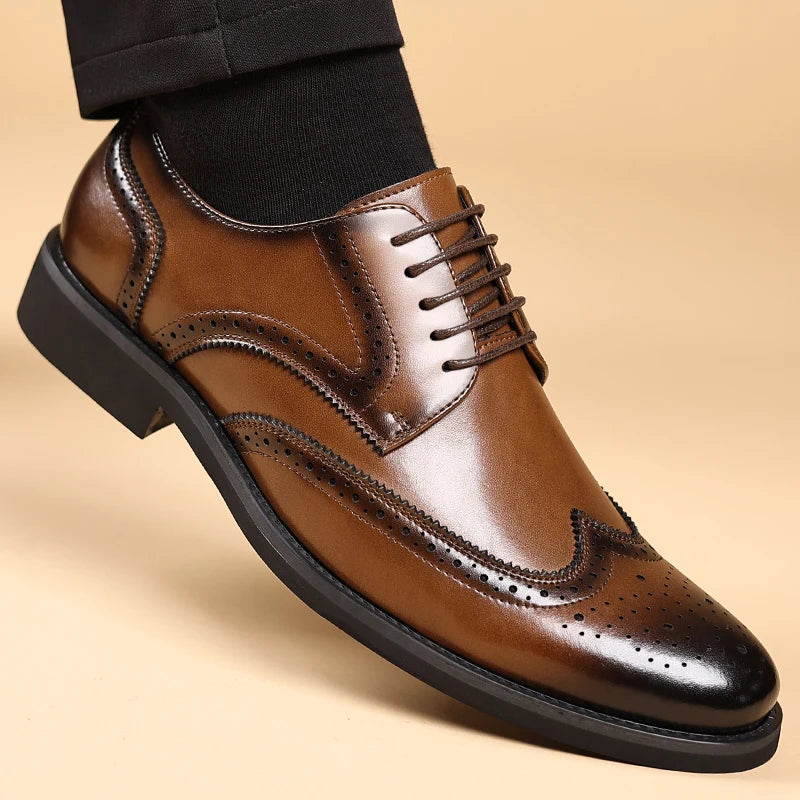 Calix Leather Dress Shoes – Classic Edge, Effortless Authority