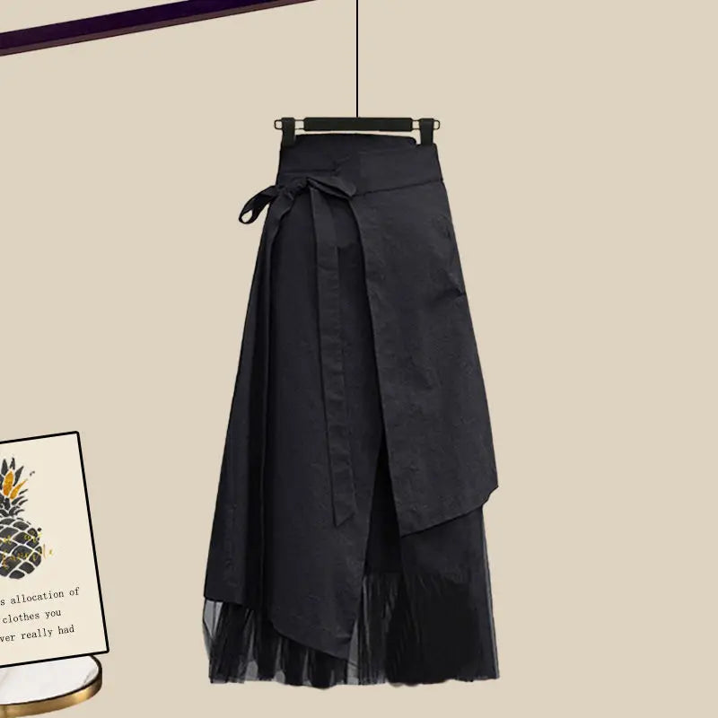 Isla Knit Layered Skirt Set