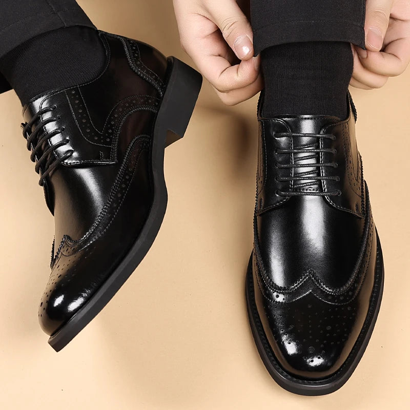 Calix Leather Dress Shoes – Classic Edge, Effortless Authority