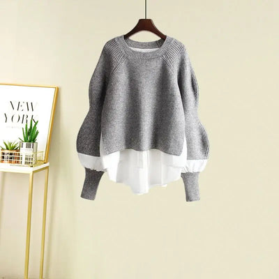 Isla Knit Layered Skirt Set