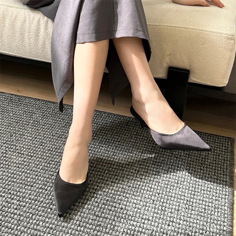 Lina Pointed Mules – Summer 2025 Edit