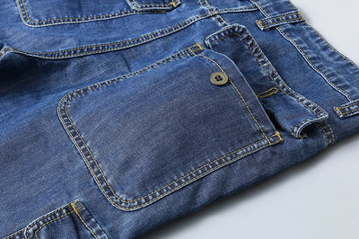 Drift Cargo Shorts – Denim Bermuda Edition