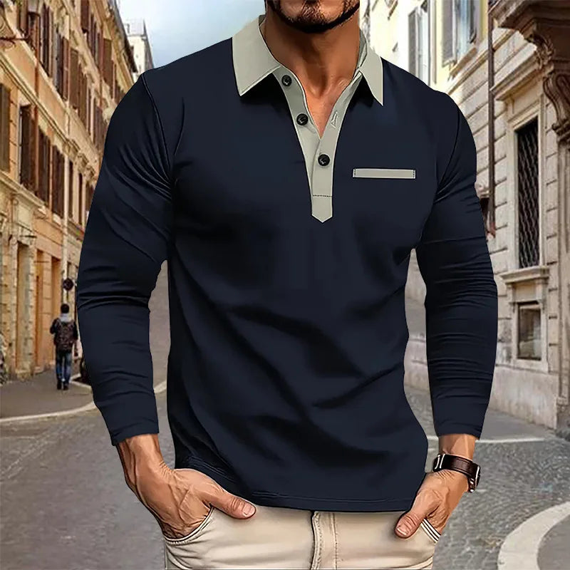 Orien Long-Sleeve Polo – Classic Fit