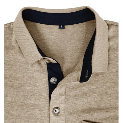 Theo Long Sleeve Polo – Casual Classic