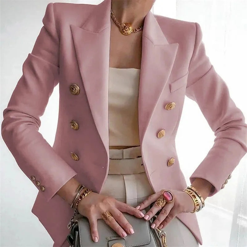 The Bianca Blazer – Luxe Buckle Edition