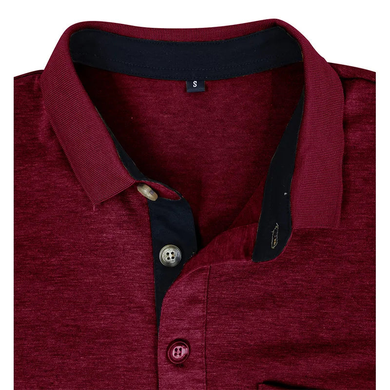 Theo Long Sleeve Polo – Casual Classic