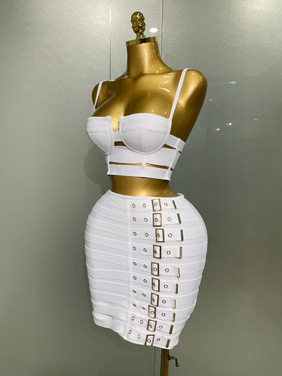 Raya Bandage Set – Top & Pencil Skirt Edition