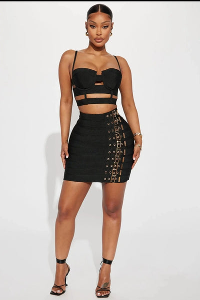 Raya Bandage Set – Top & Pencil Skirt Edition