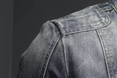 Ryder Retro Lapel Denim Jacket