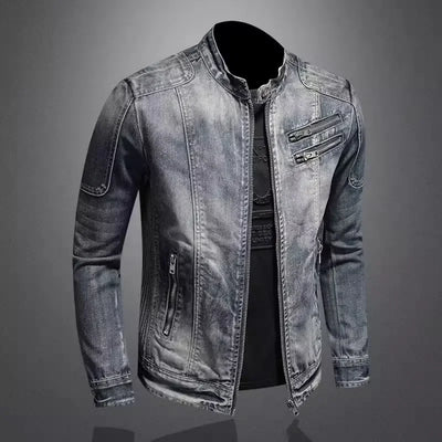 Ryder Retro Lapel Denim Jacket
