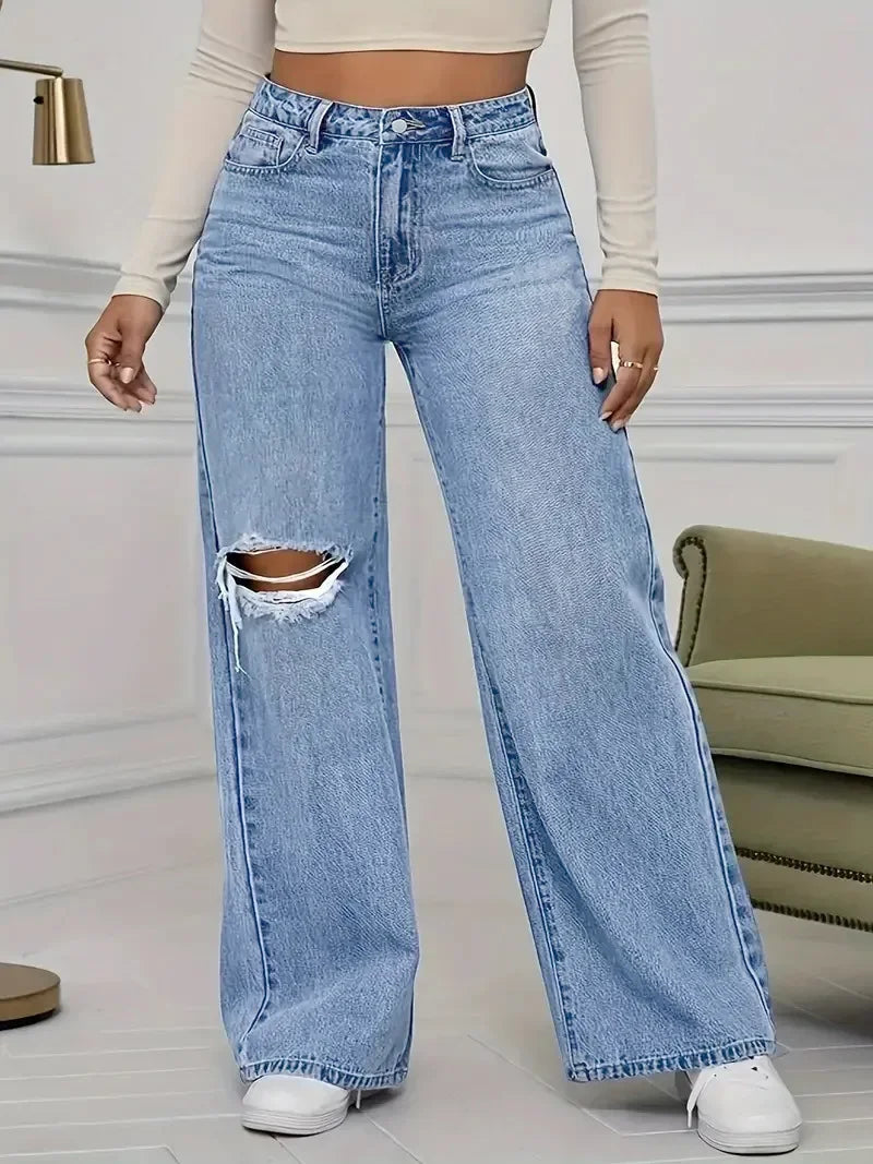 Andina Wide-Leg Denim
