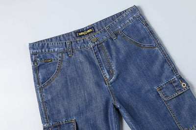 Drift Cargo Shorts – Denim Bermuda Edition