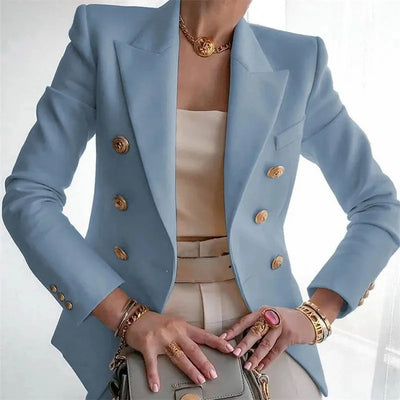The Bianca Blazer – Luxe Buckle Edition