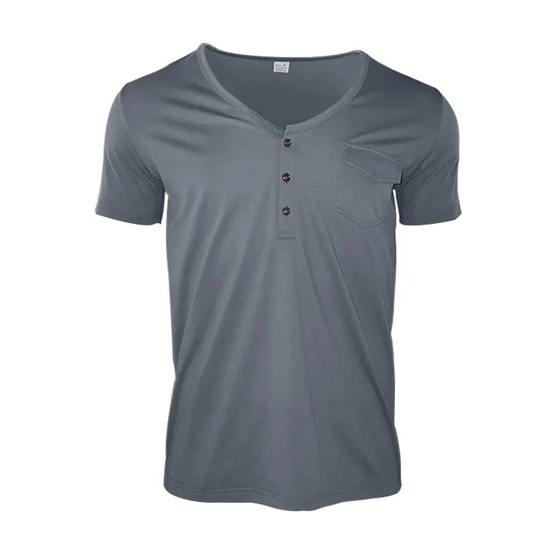 Niko V-Neck Pocket Tee – FlexFit Edition
