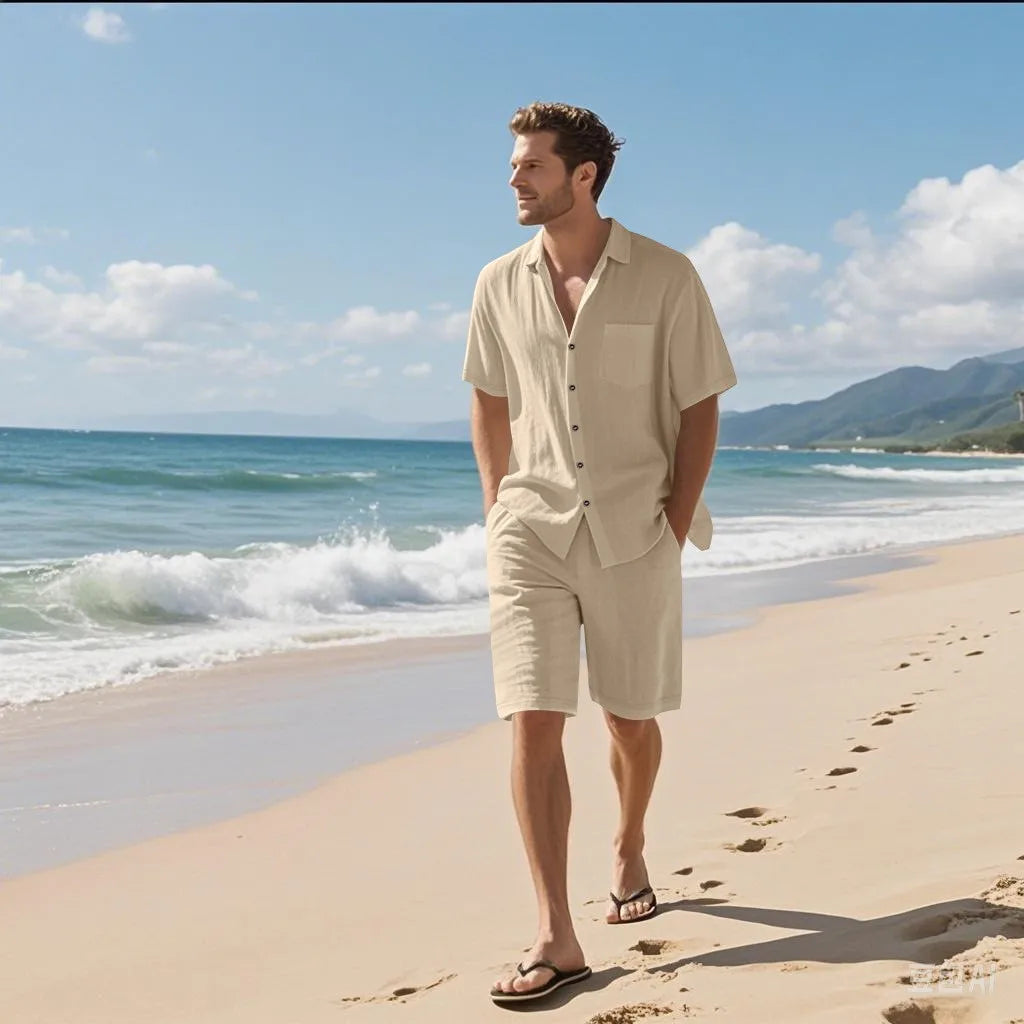Solei Linen Set – Sun-Ready. Soul-Cooled