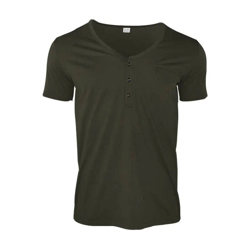 Niko V-Neck Pocket Tee – FlexFit Edition