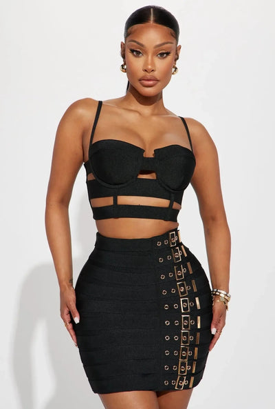 Raya Bandage Set – Top & Pencil Skirt Edition