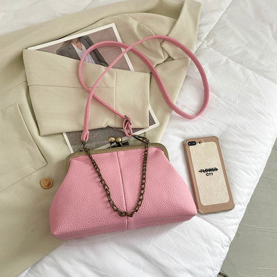 Lyra Shell Chain Bag – Soft Sculpt Edition