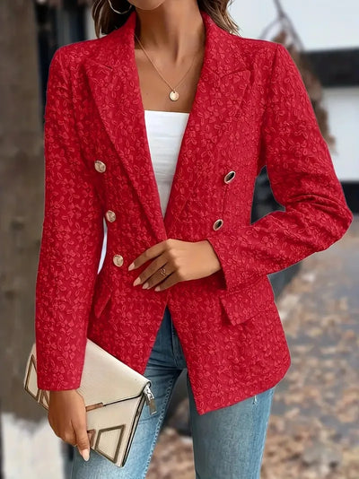 The Azure Double-Breasted Blazer