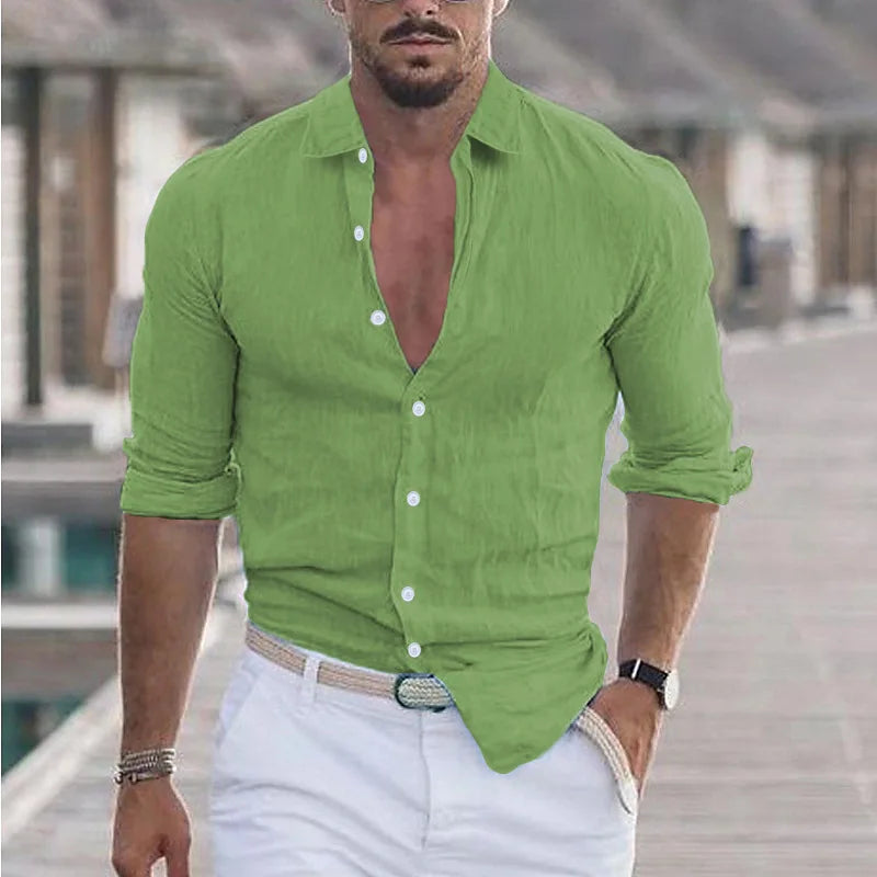 Rafe Cotton-Linen Shirt – Airform Edition