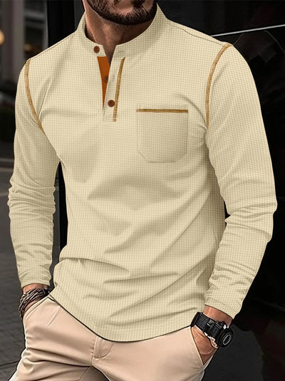 Eron Waffle Henley – Everyday Essential