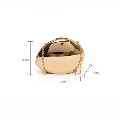 Desi Shell Clutch – Acrylic Edition