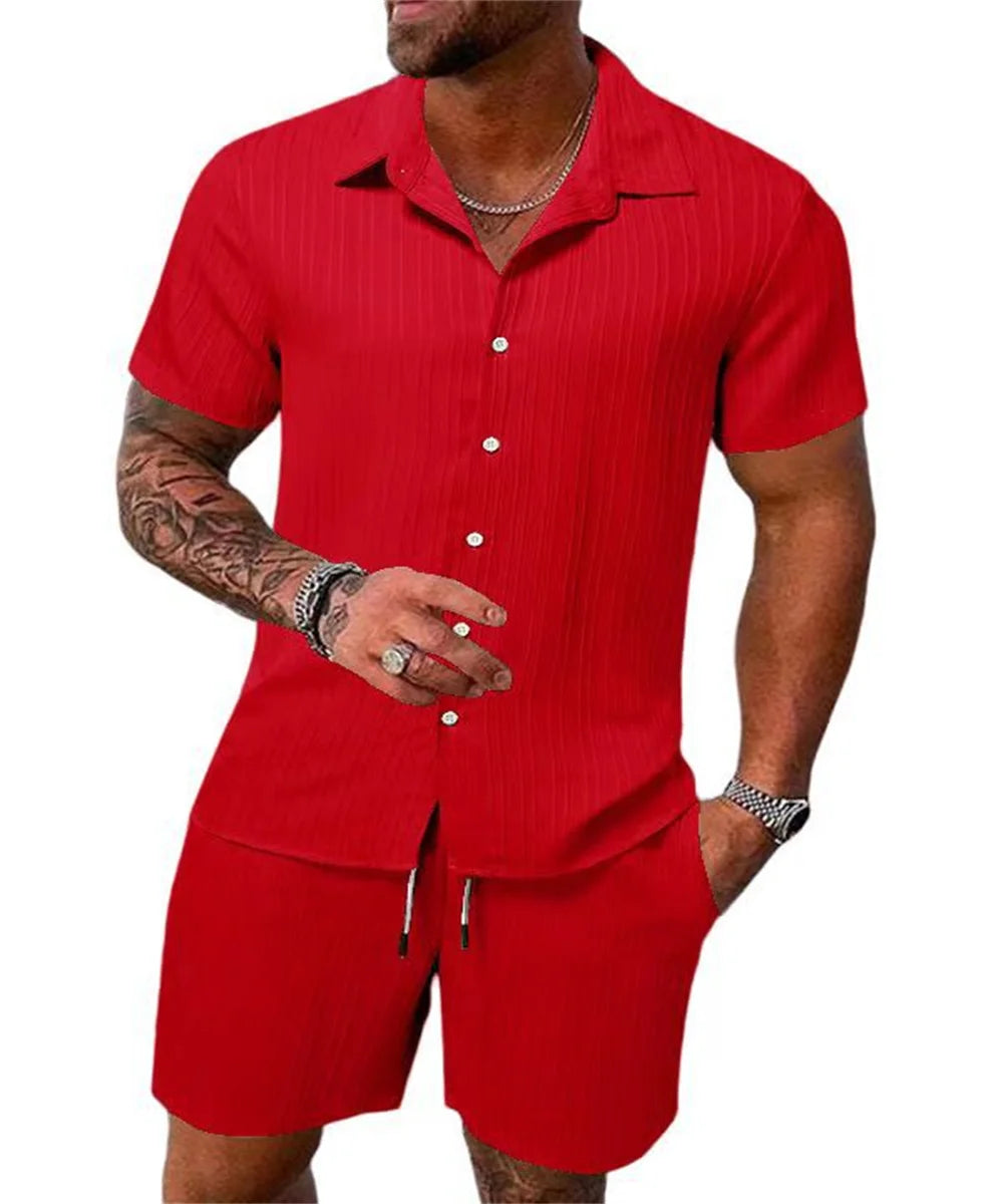 Zayne Coastline Set – Men’s Summer Luxe Two-Piece
