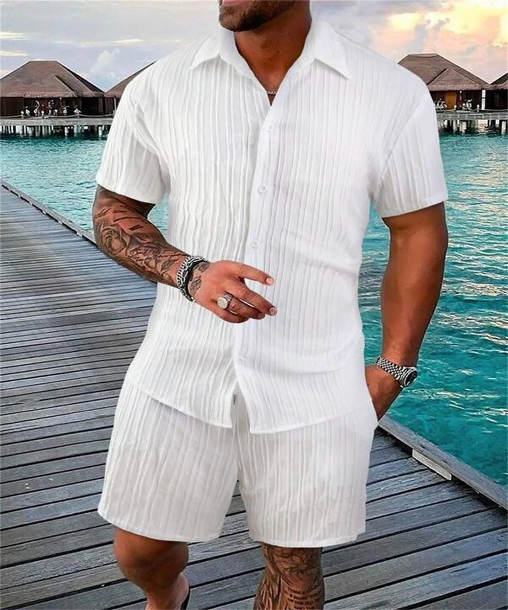 Zayne Coastline Set – Men’s Summer Luxe Two-Piece