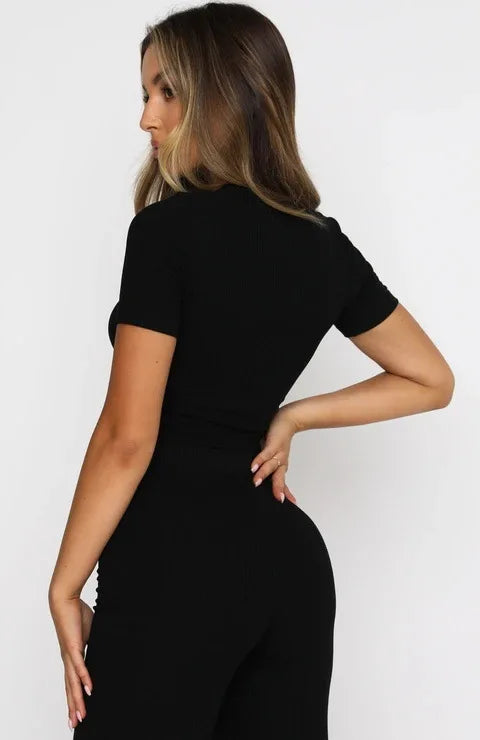 Soma Ribbed Lounge Set – Ethical Two-Piece Outfit