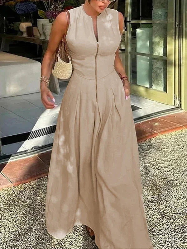 Elara Pleated Maxi – Summer 2025 Edition