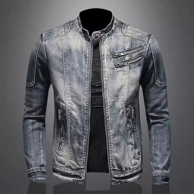 Ryder Retro Lapel Denim Jacket