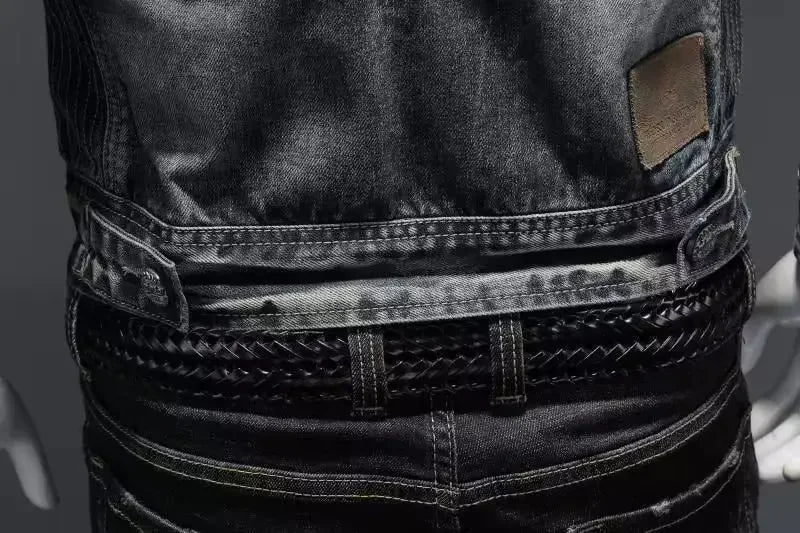 Ryder Retro Lapel Denim Jacket