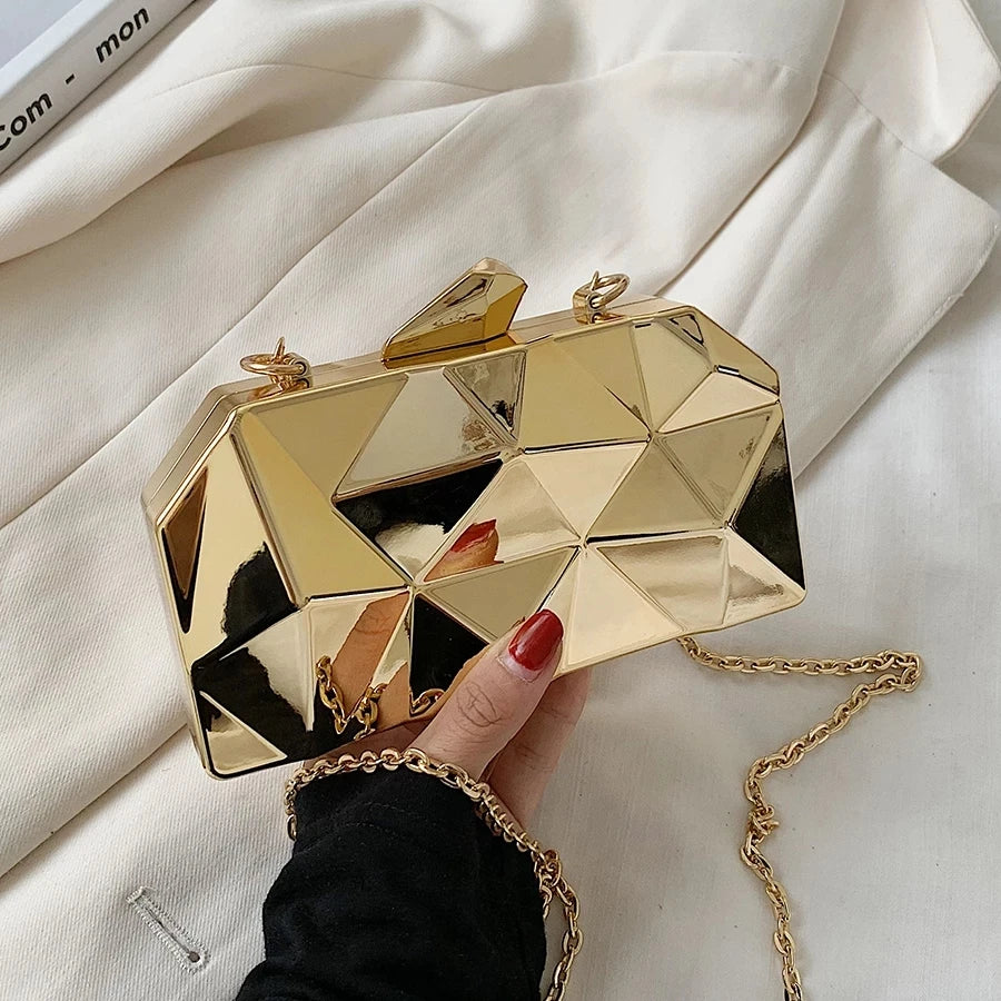 Geometric Mini Clutch Handbag