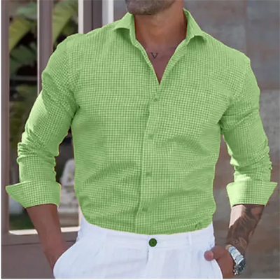 Kai Urban Plaid – Men’s Street Style Button-Up Shirt