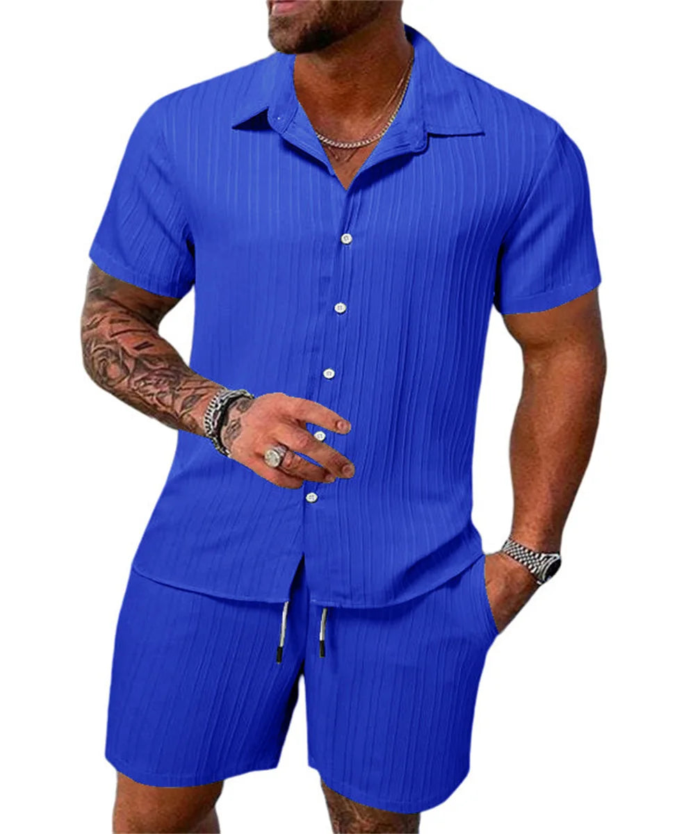 Zayne Coastline Set – Men’s Summer Luxe Two-Piece