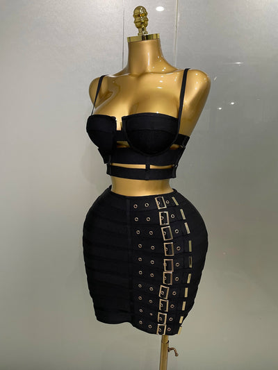 Raya Bandage Set – Top & Pencil Skirt Edition