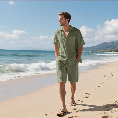 Solei Linen Set – Sun-Ready. Soul-Cooled