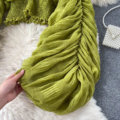 Nahla Sheer Sleeve Blouse – Air light Edition