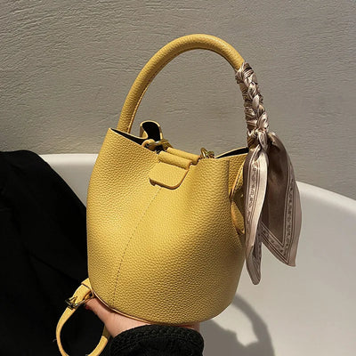 Mara Mini Bucket – Luxe Texture Crossbody