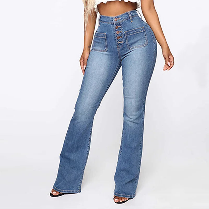 Valencia High-Rise Flare Jeans