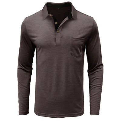 Theo Long Sleeve Polo – Casual Classic